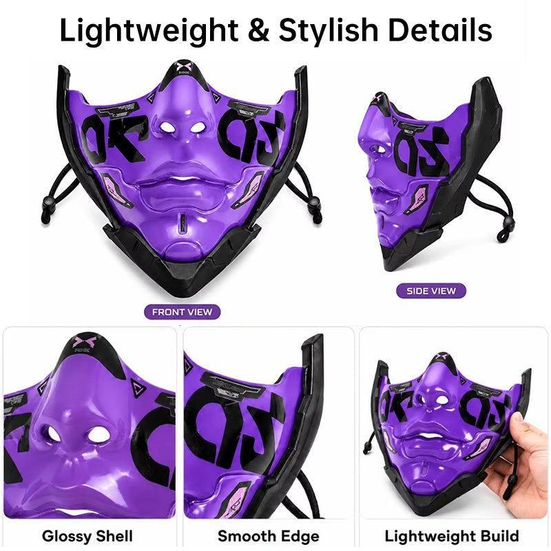 Cyberpunk Mechanical Face Mask – Futuristic Robot Style Sci-Fi Decorative Mask, Steampunk Costume Prop